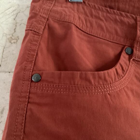 KÜHL Women Splash Shorts 7” Size 14 Orange Rust Stretch Gorpcore Hiking Outdoors - Picture 3 of 16